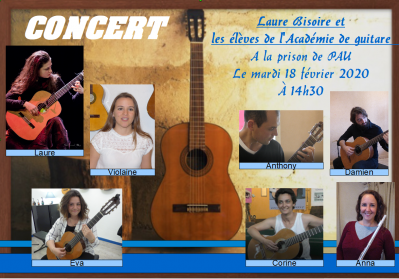 Affiche concert a la prison